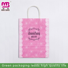 A3 size organic material christmas paper bag design paper carry bag advertising use